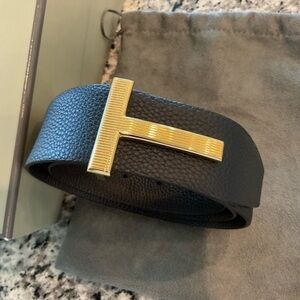 Tom Ford TF Logo Buckle Belt